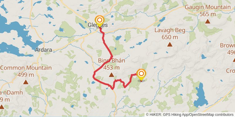 Bluestack Way stage 2 Map