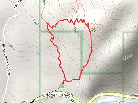 College 'M' Shortcut and Bridger Foothills Loop Trail