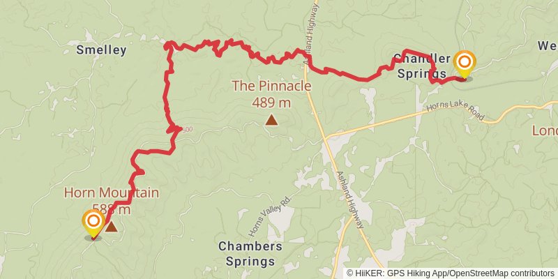 Great Eastern Trail (Incomplete) stage 24 Map