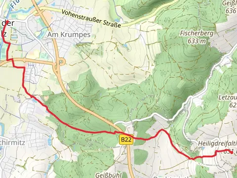 Weiden in der Oberpfalz to Muglhof Walk