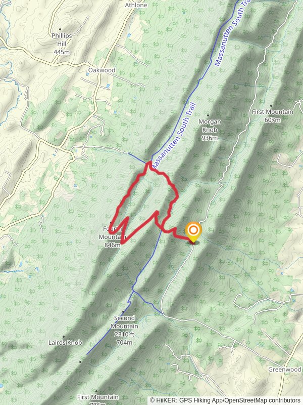 Fridley's Gap and Massanutten South Loop Trail