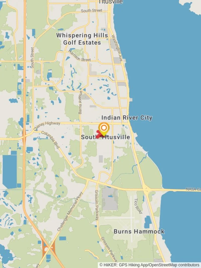 An image depicting the trail Karen Drive Loop and its surrounding area.