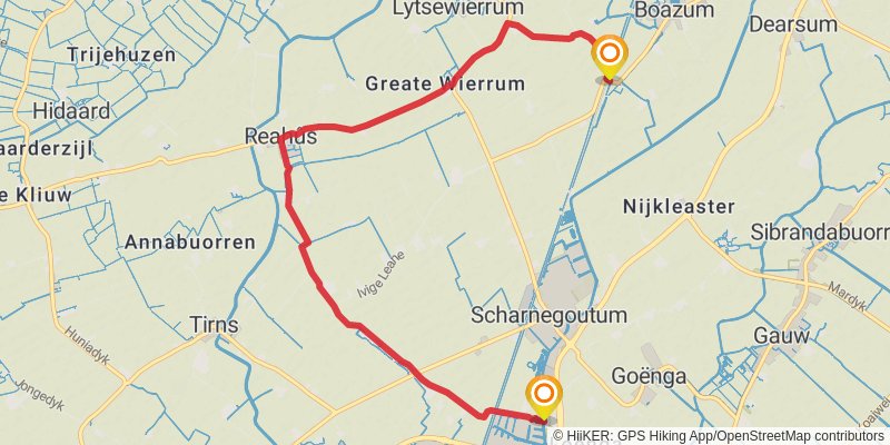 Elfstedenpad alt 1 Map