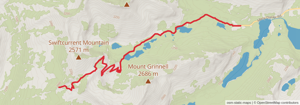 American Perimeter Trail - Rocky Mountains Primary stage 150 Map