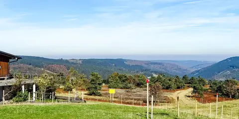An image depicting the trail Uplandsteig and its surrounding area.