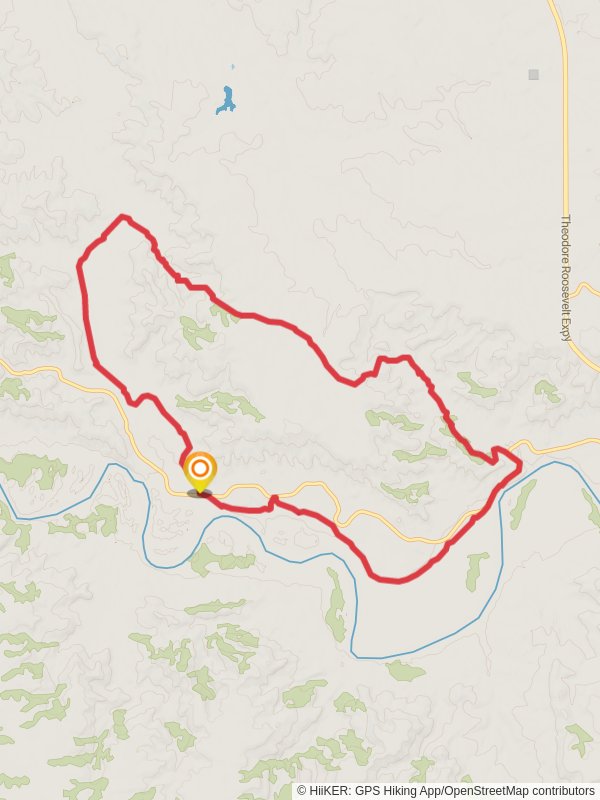 Buckhorn Loop Trail mobile static map