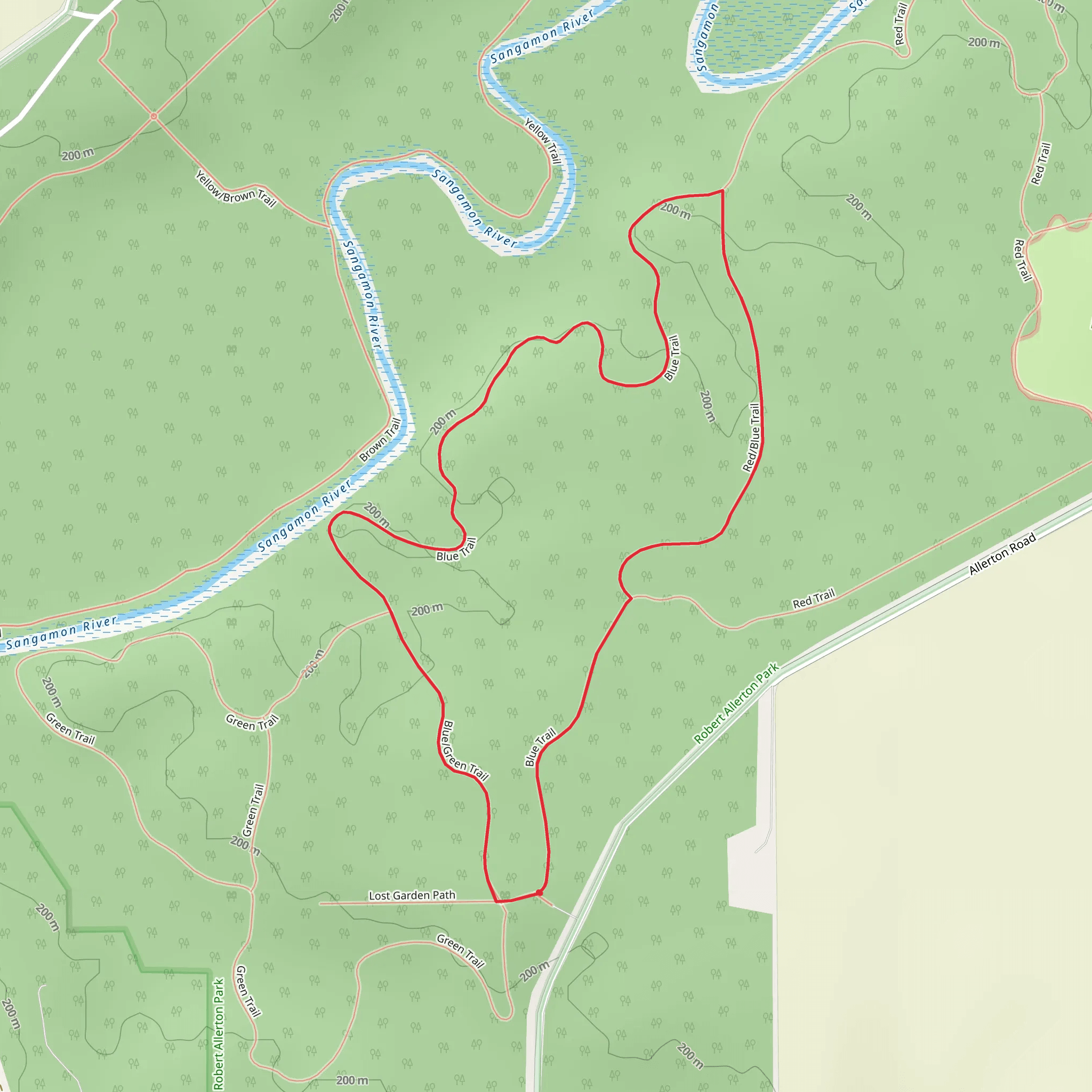 Draft Blue and Blue Loop mobile static map