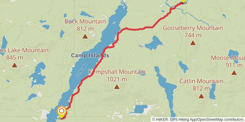 Northville - Placid Trail stage 3 Map