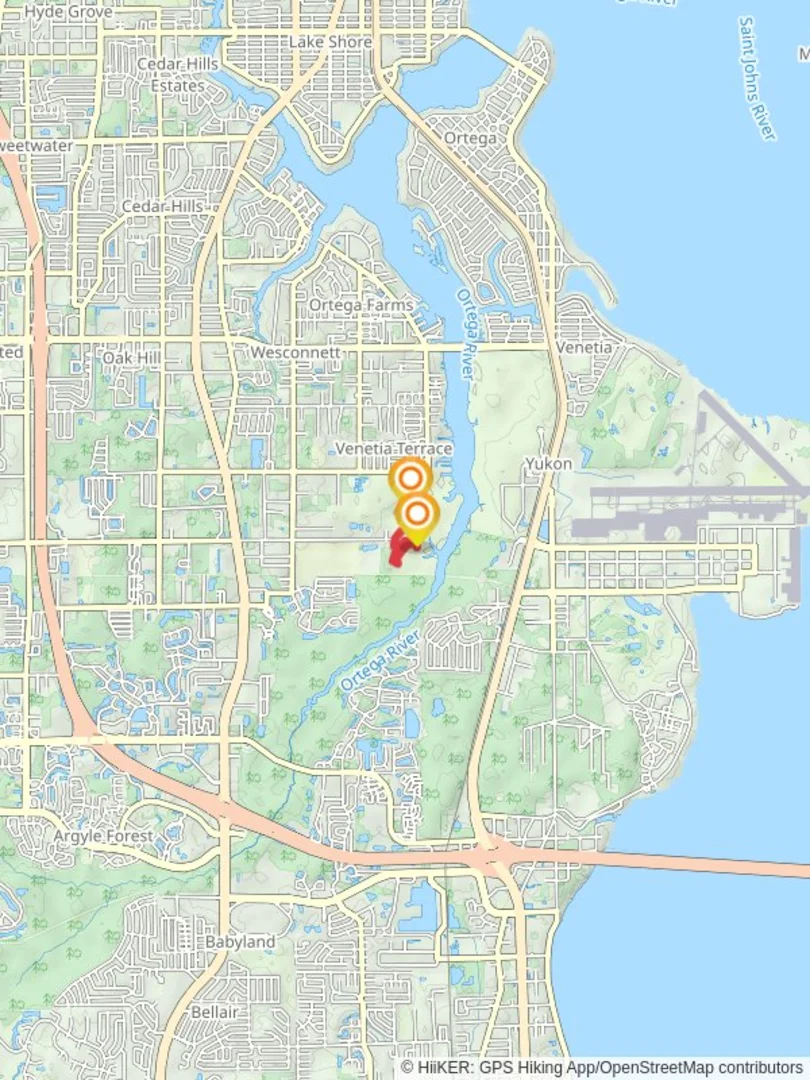 An image depicting the trail L C Ringhaver Park Loop and its surrounding area.