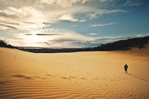 An image depicting the trail Carlo Sandblow Walk and its surrounding area.