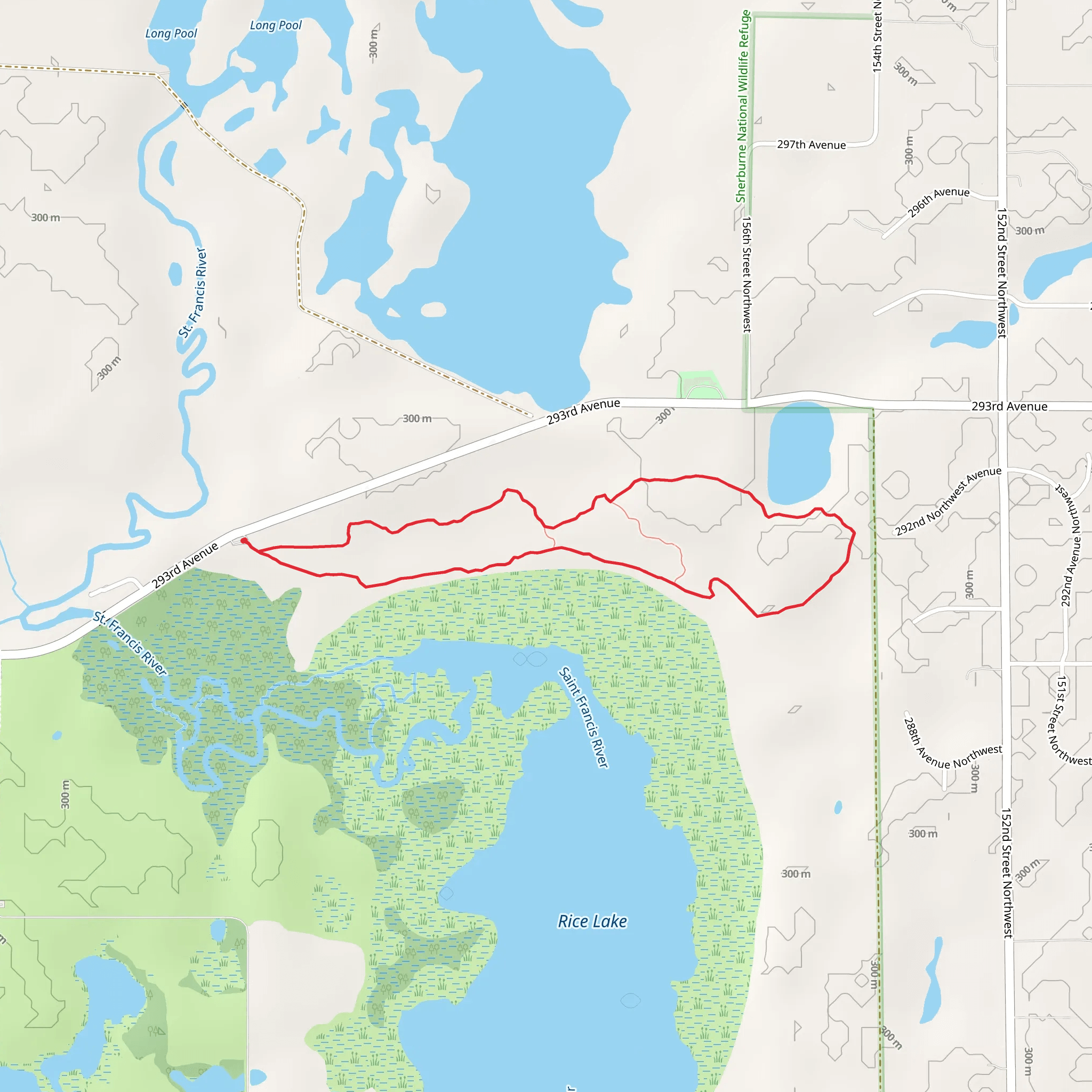 Mahnomen Loop Trail mobile static map