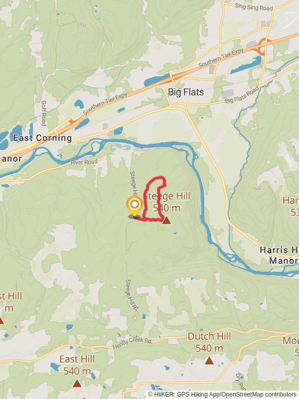 Steege Hill Road Loop mobile static map