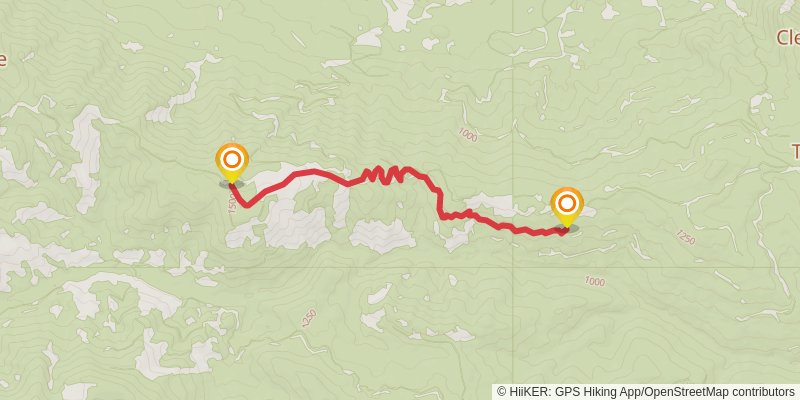 Cle Elum Ridge Trail stage 2 Map