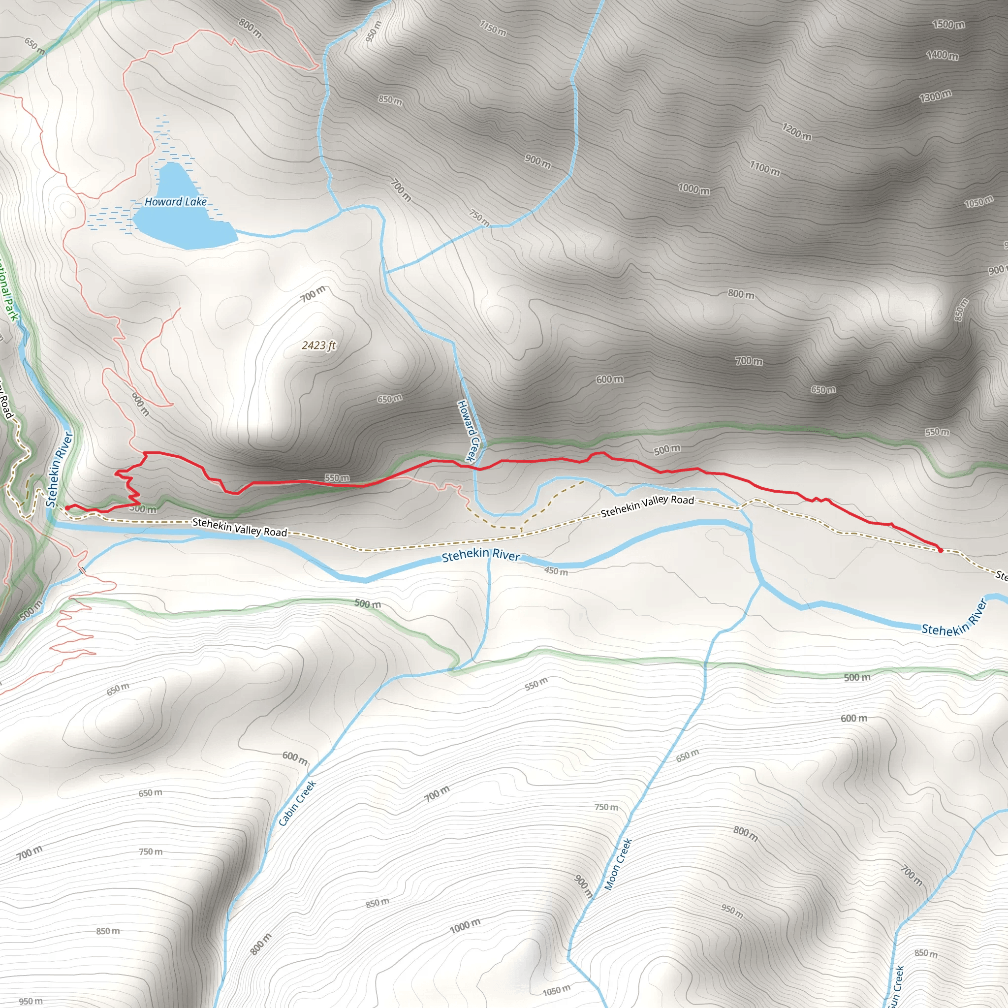 Bullion Trail mobile static map