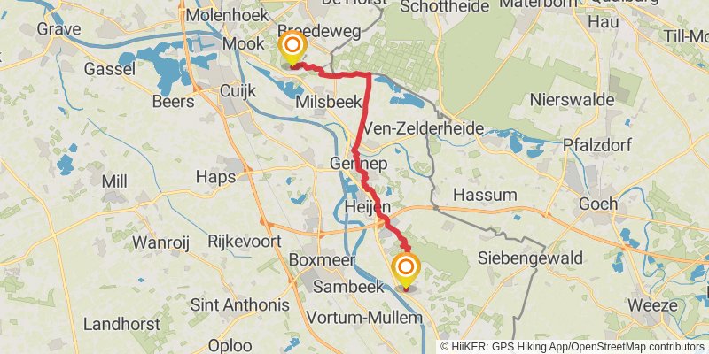 Pieterpad 2 stage 5 Map