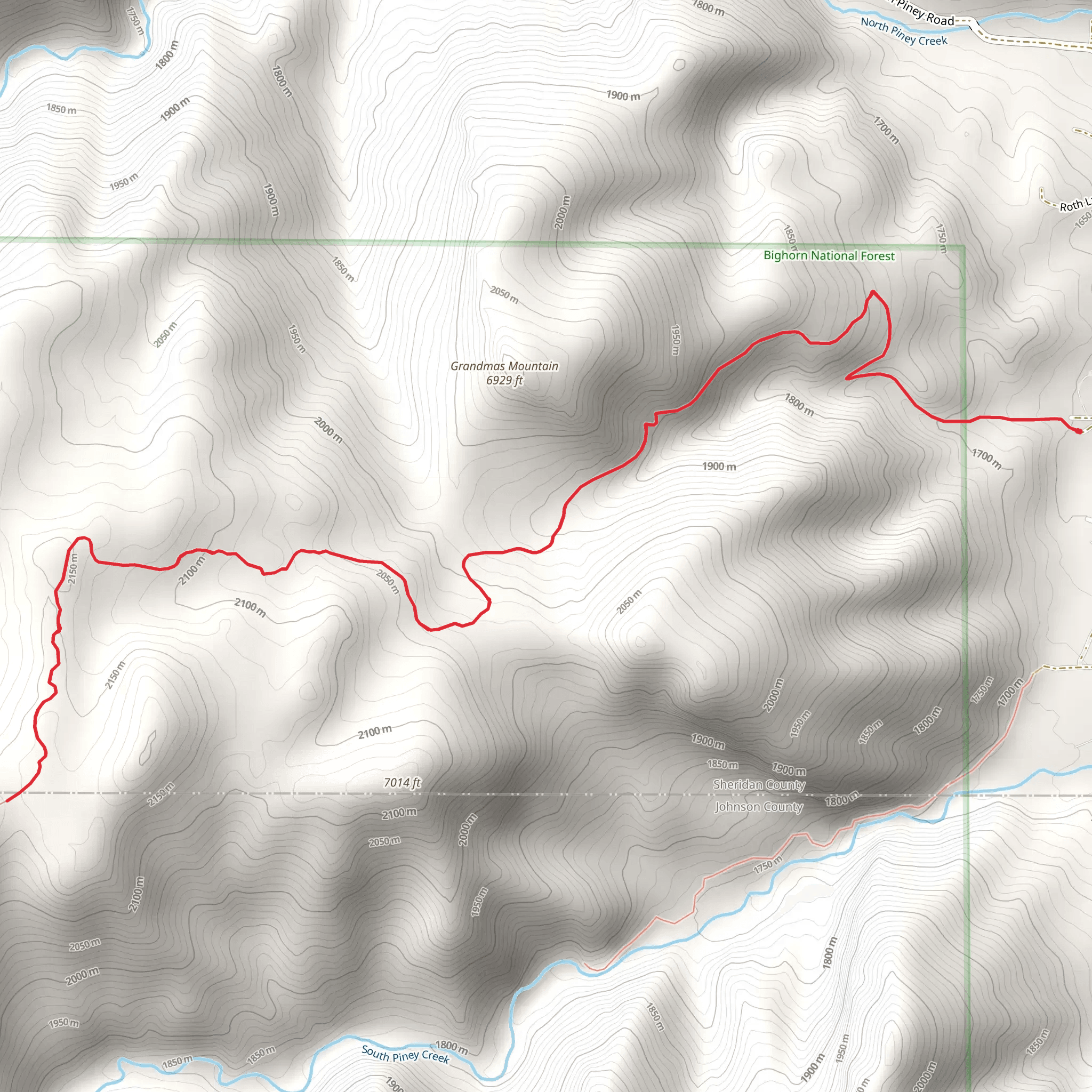 Story Penrose Trail - Short mobile static map