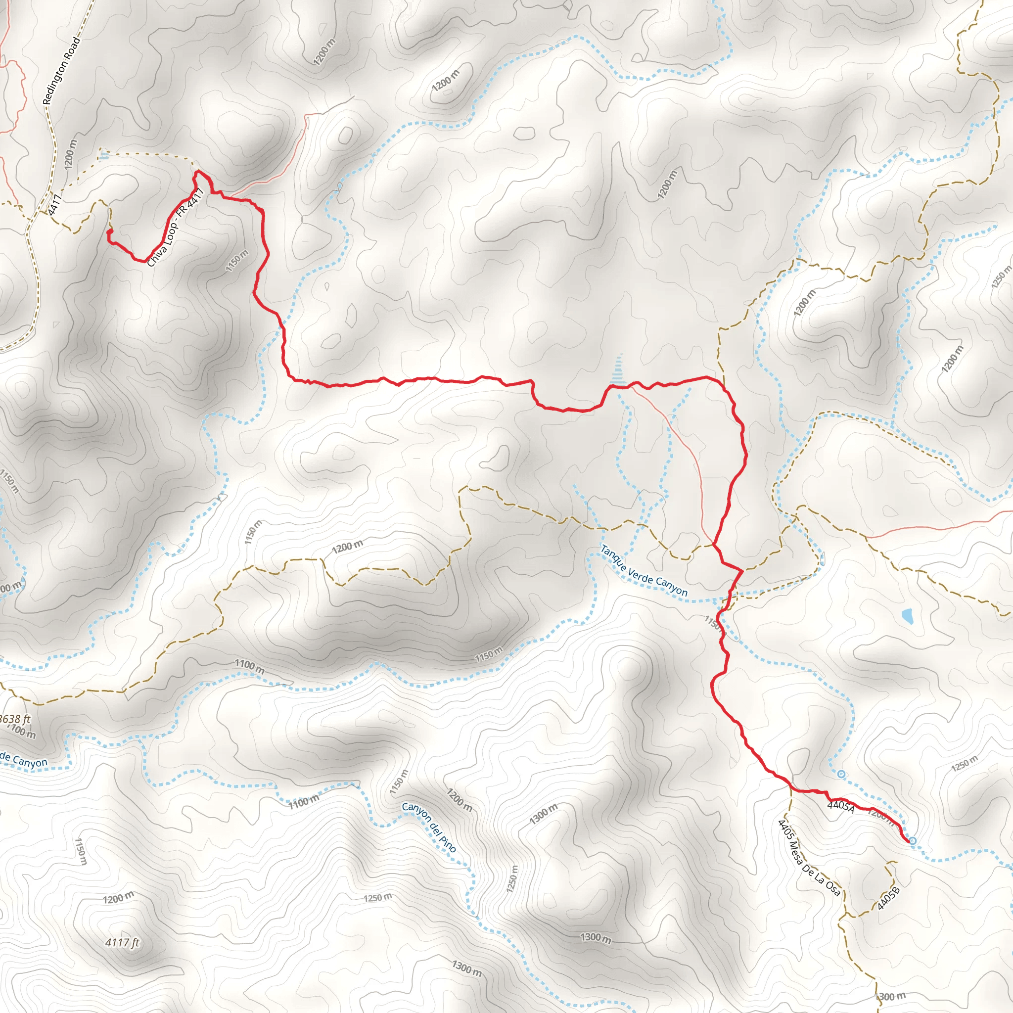Chiva Loop and Chiva Tank mobile static map
