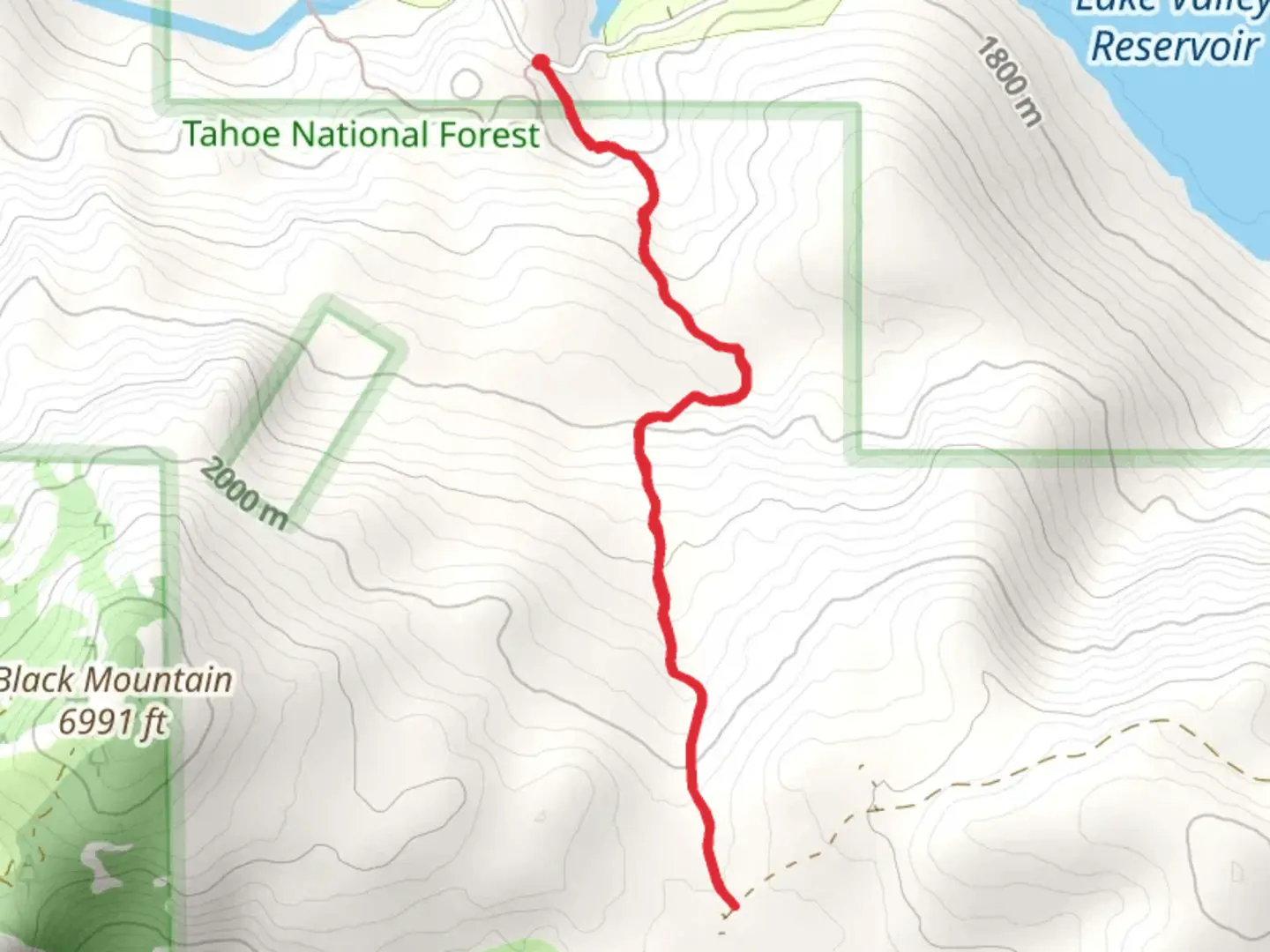 An image depicting the trail Mears Lake Valley Trail and its surrounding area.