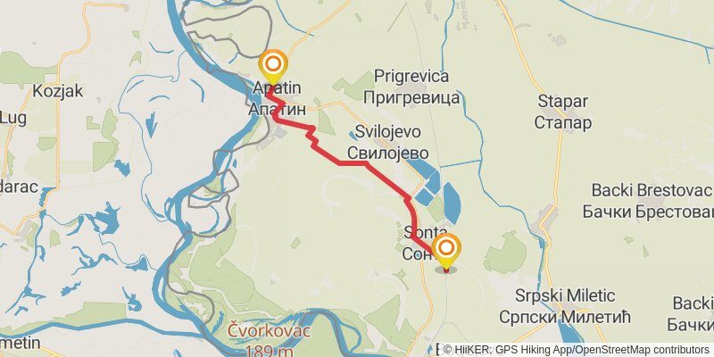 Sultans Trail stage 36 Map