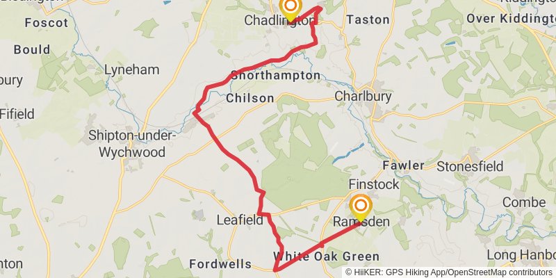 Wychwood Way stage 2 Map