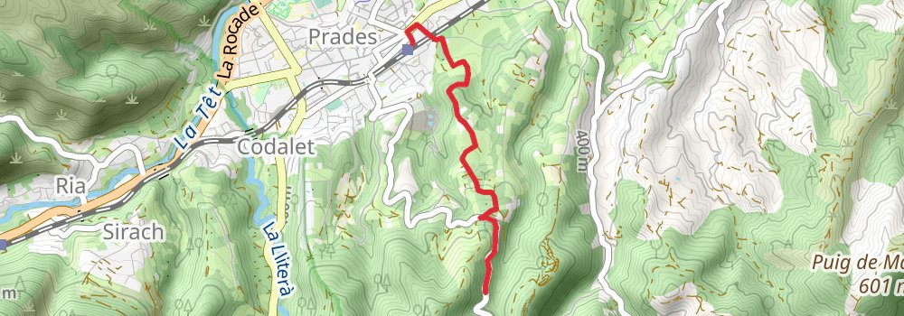 Grande Traversée de la France stage 9 Map