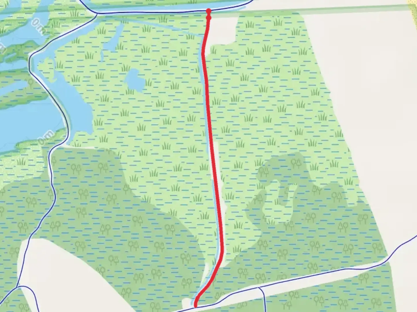 An image depicting the trail False Cape Visitor Center and its surrounding area.