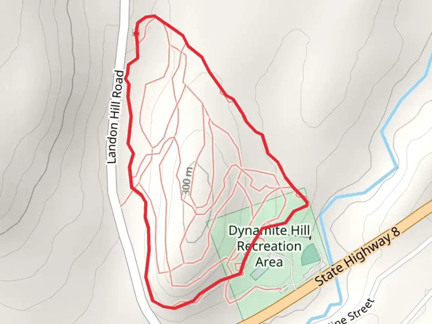 An image depicting the trail Caroline Fish Memorial Trail and its surrounding area.