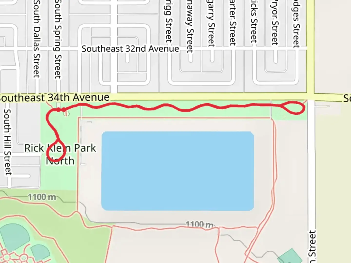An image depicting the trail Rick Klein Park North Walk and its surrounding area.