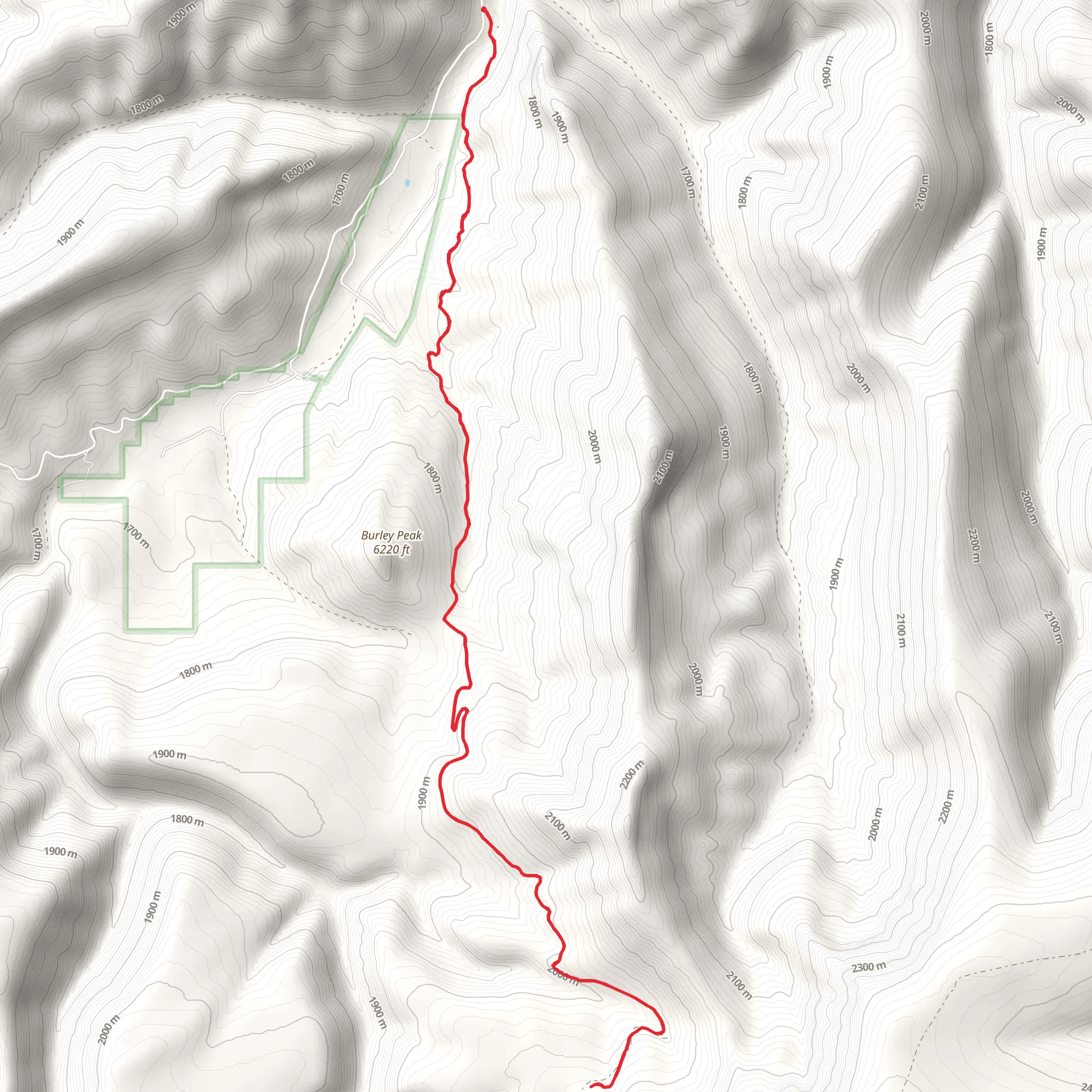 Willow Park Trail mobile static map