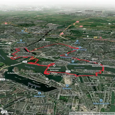 Rochussenstraat, Westerkade and Wilnelminakade Loop