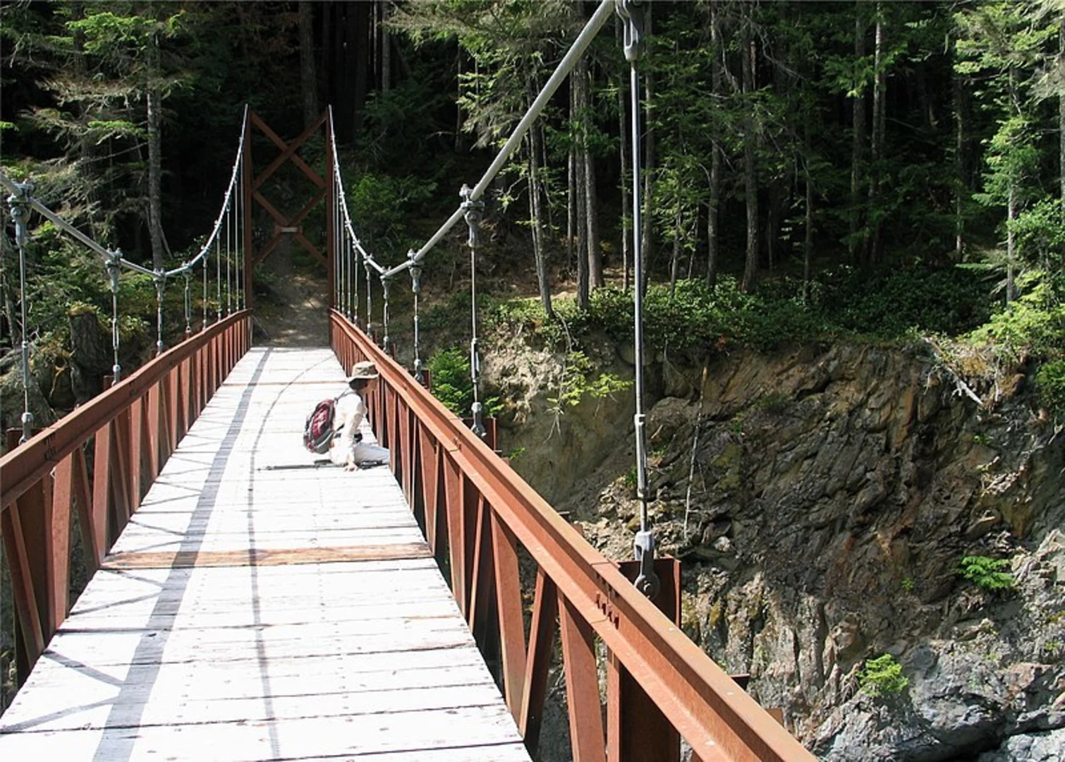 An image depicting the trail Humes Ranch - Long Ridge via Elwha River Trail and its surrounding area.