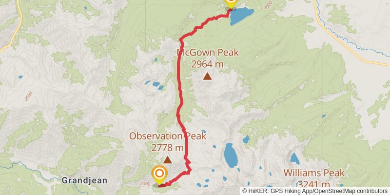 Ultra Pedestrian North Loop stage 60 Map