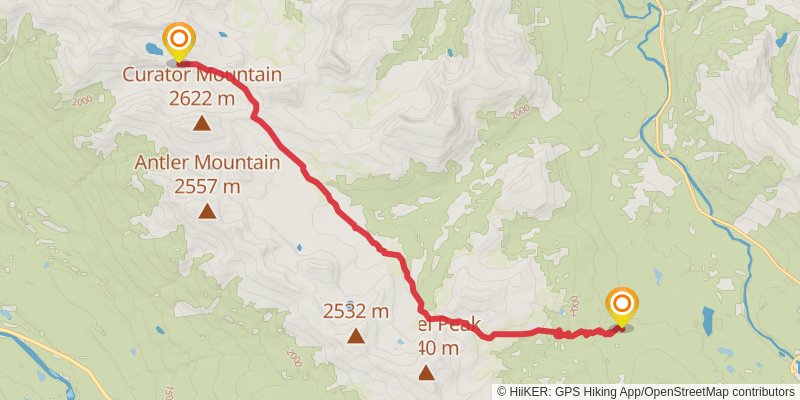 Great Divide Trail stage 48 Map