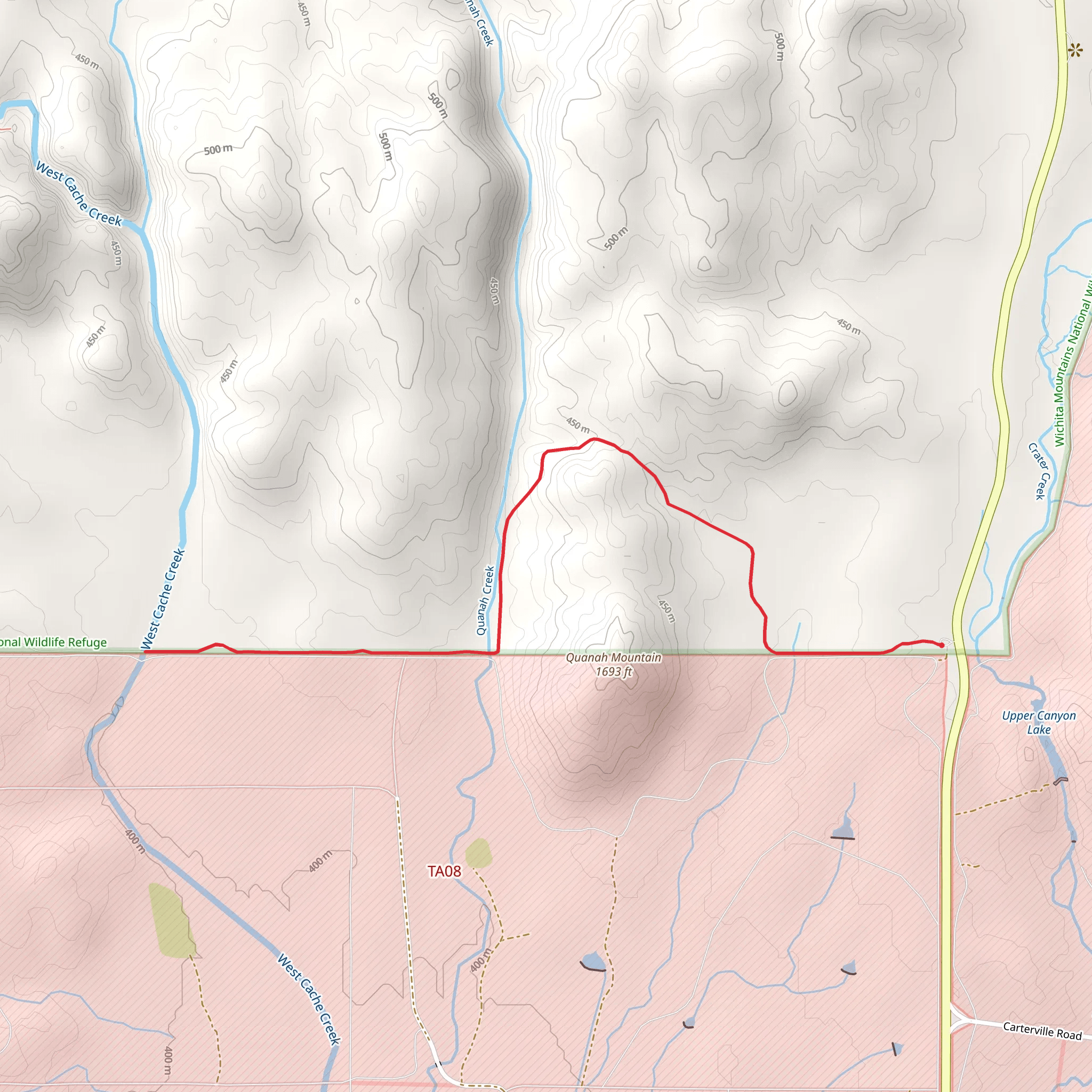 South Boundary Access mobile static map