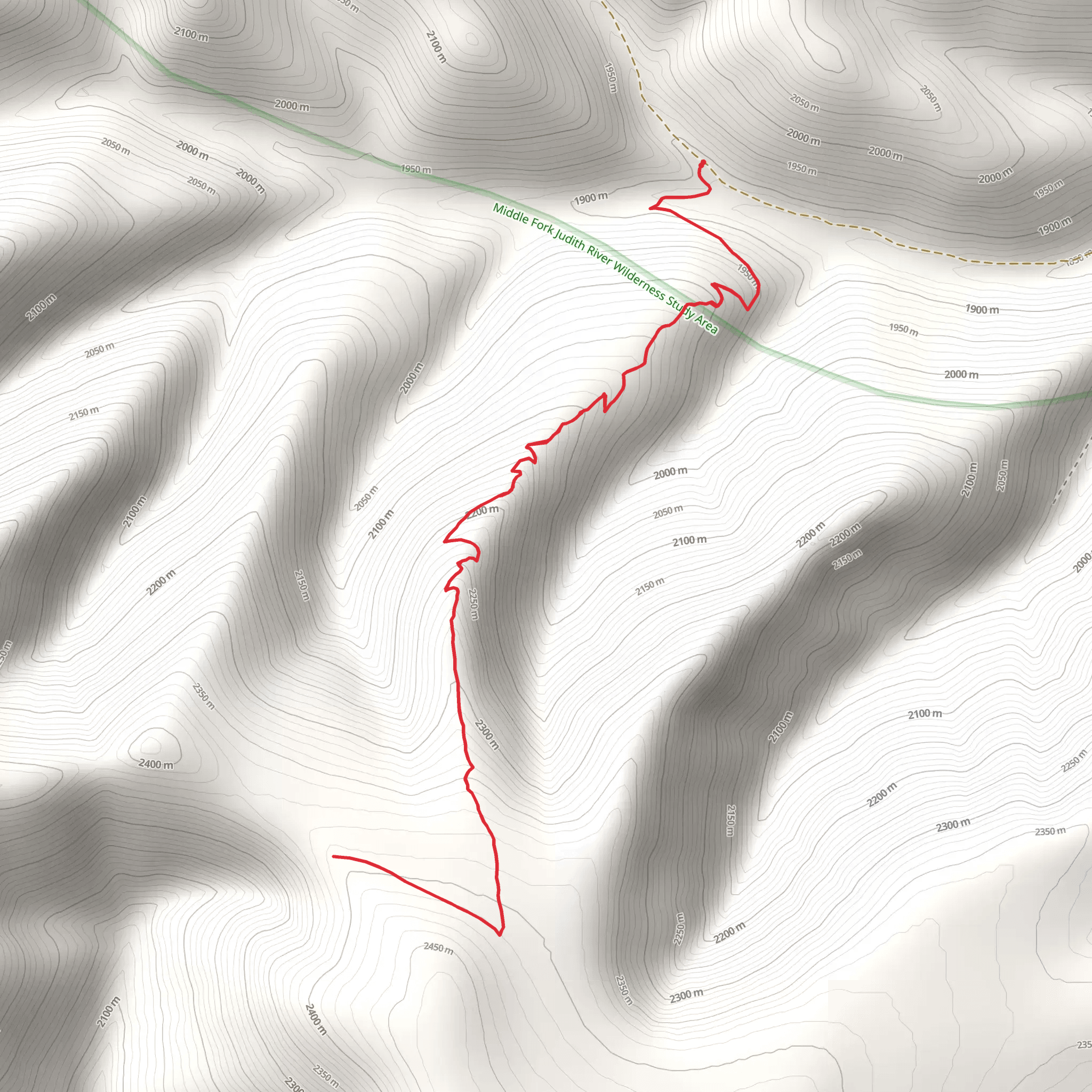 Morris Creek Trail mobile static map