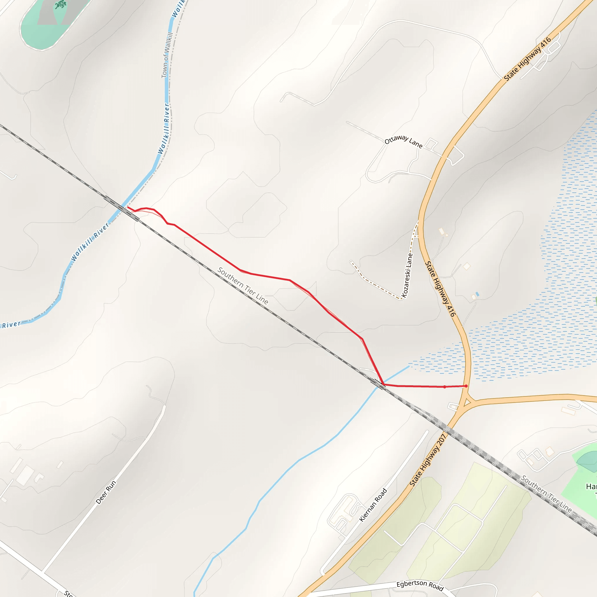 Wallkill River Valley mobile static map