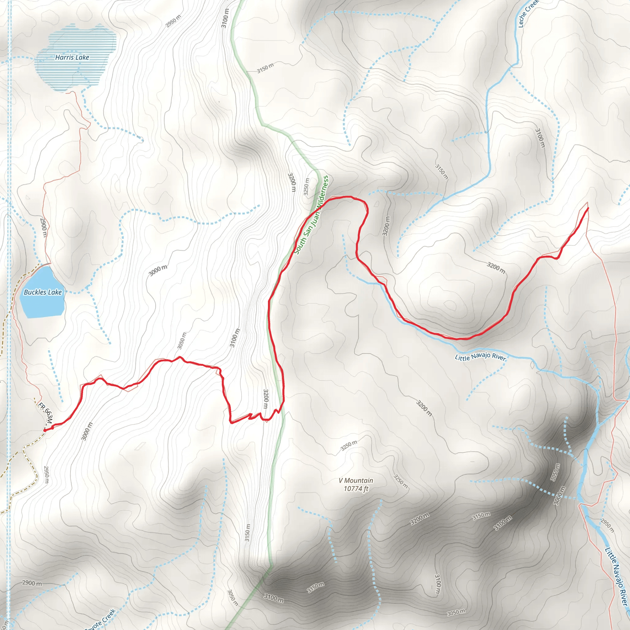 V Rock Trail mobile static map