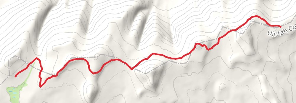 Uinta Highline Trail stage 2 Map