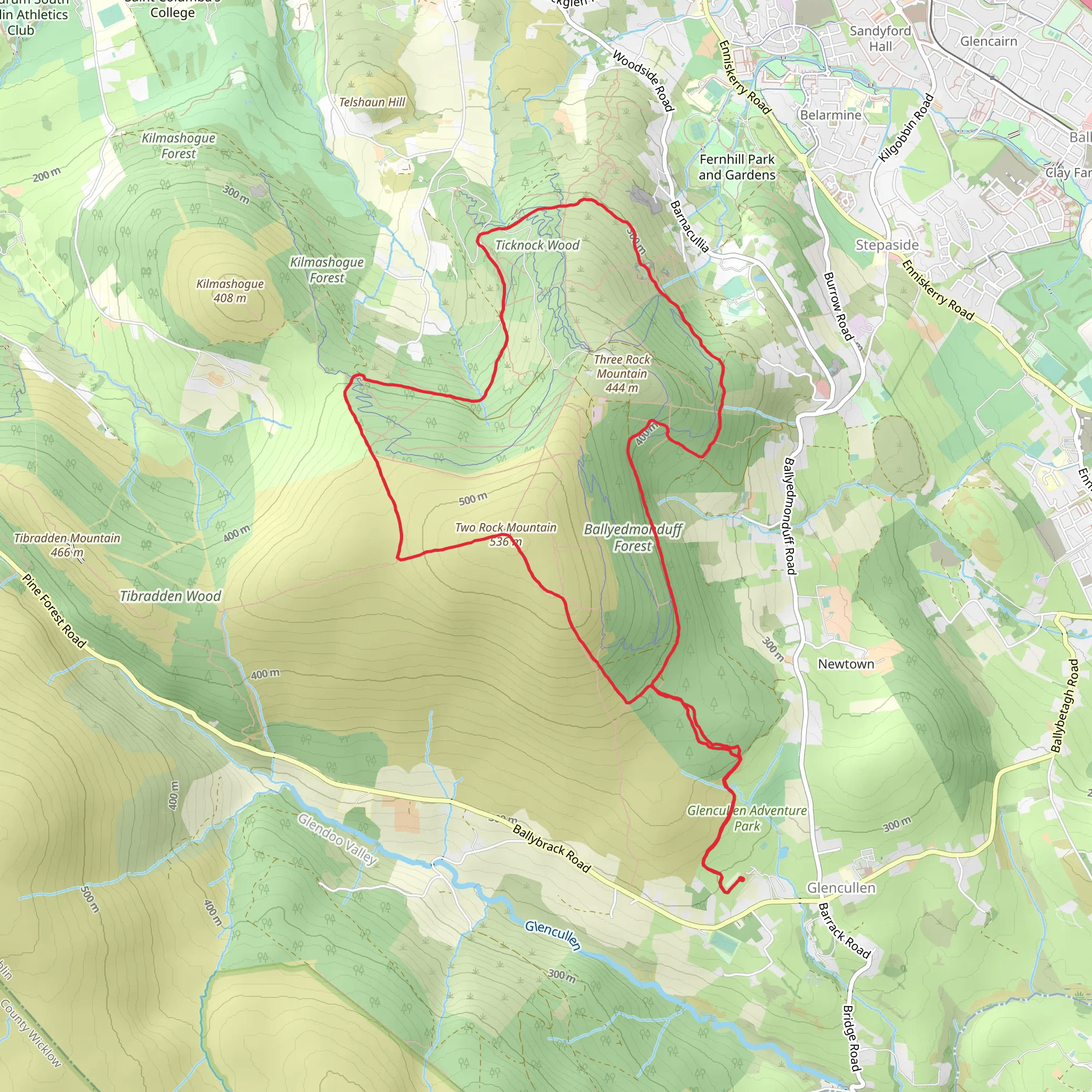 Walk the line 2022 - Short Route mobile static map