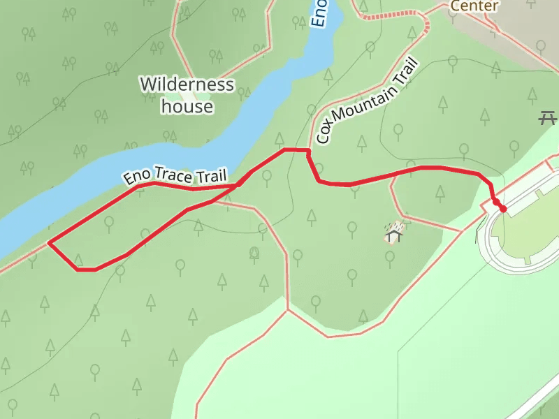Eno Trace Trail and Cox Mountain Trail