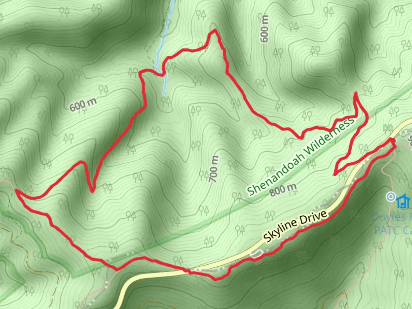 An image depicting the trail Big Run Loop - Appalachian Trail and its surrounding area.