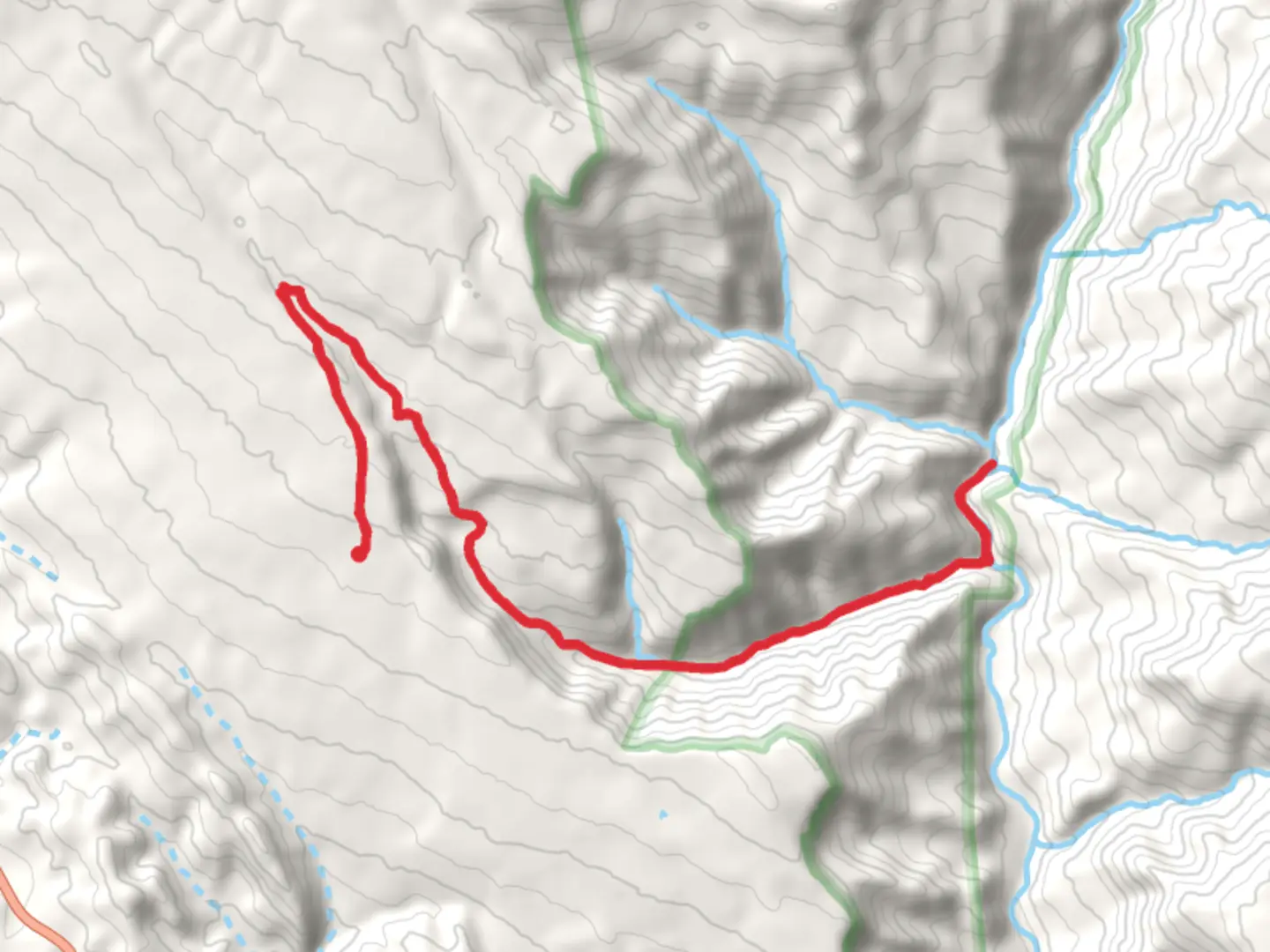 An image depicting the trail Devils Hole Trail and its surrounding area.