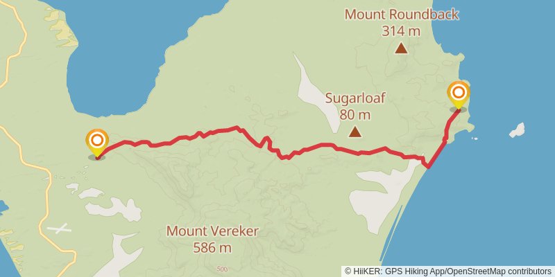Wilsons Promontory - Northern Circuit stage 3 Map