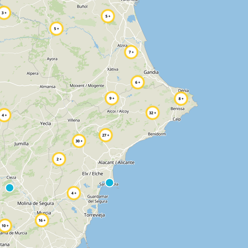 la Torre de les Maçanes / Torremanzanas Static Map