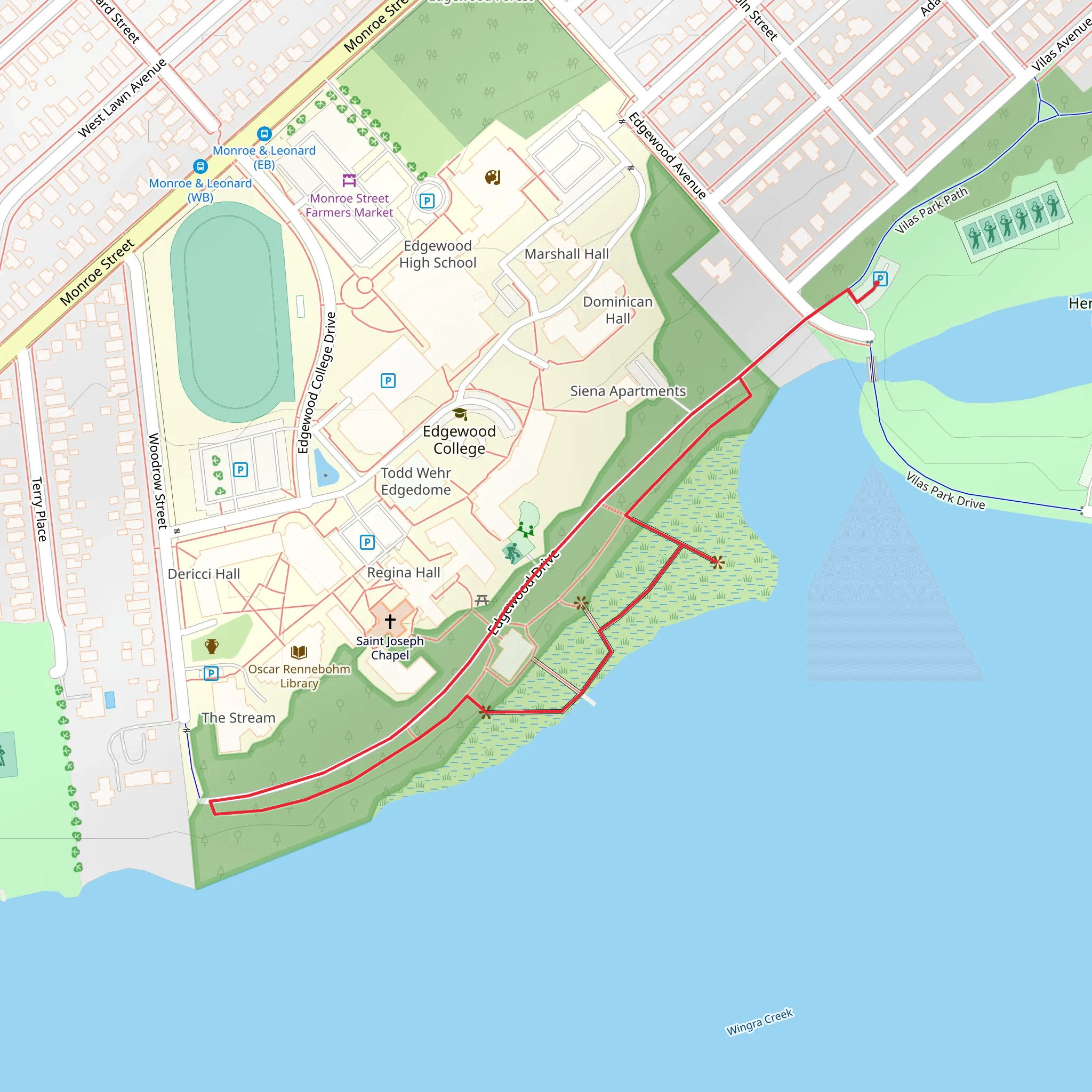 Edgewood Forest Loop mobile static map