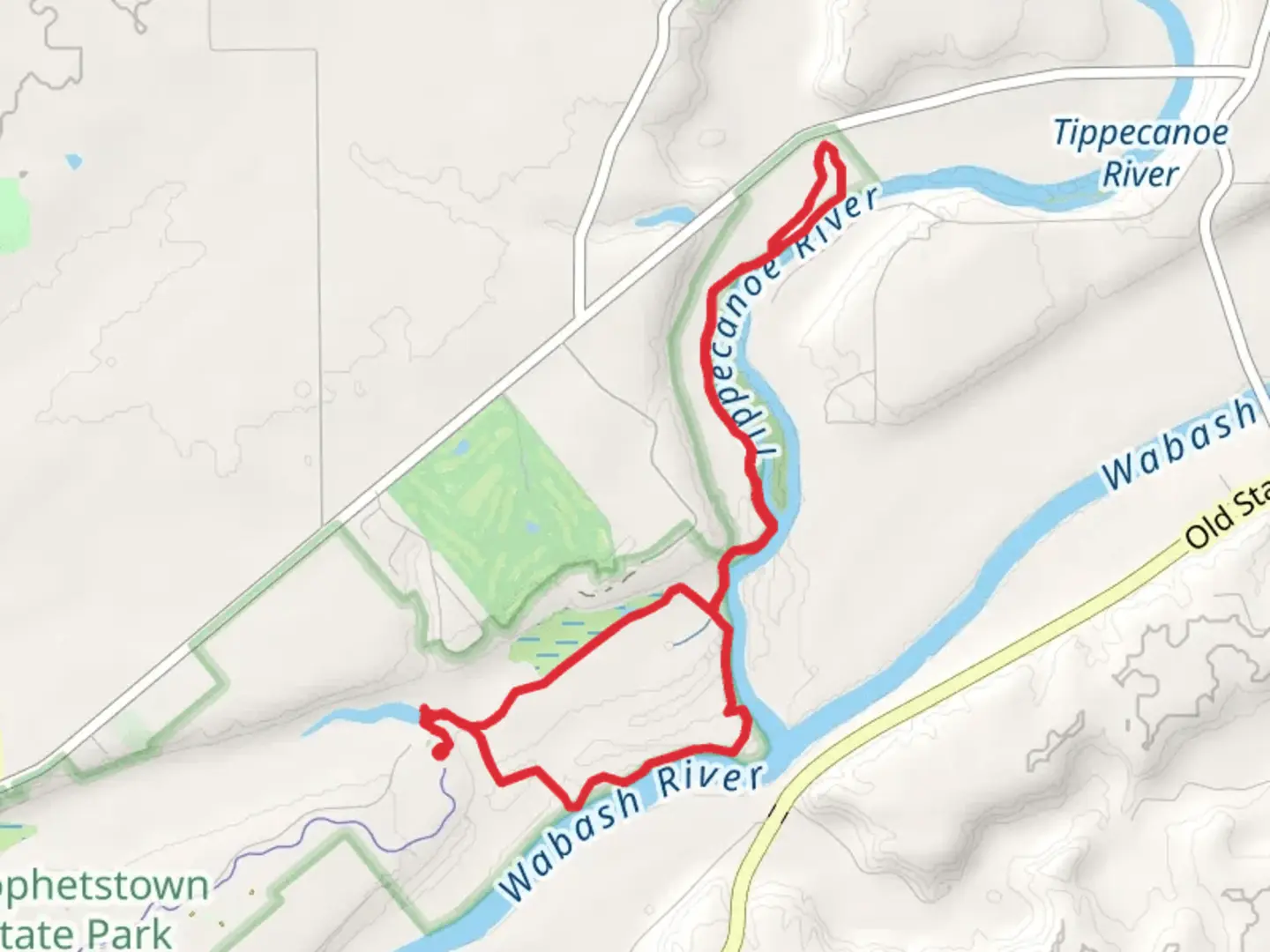 An image depicting the trail Hiking 3-4 Loop Trail and its surrounding area.
