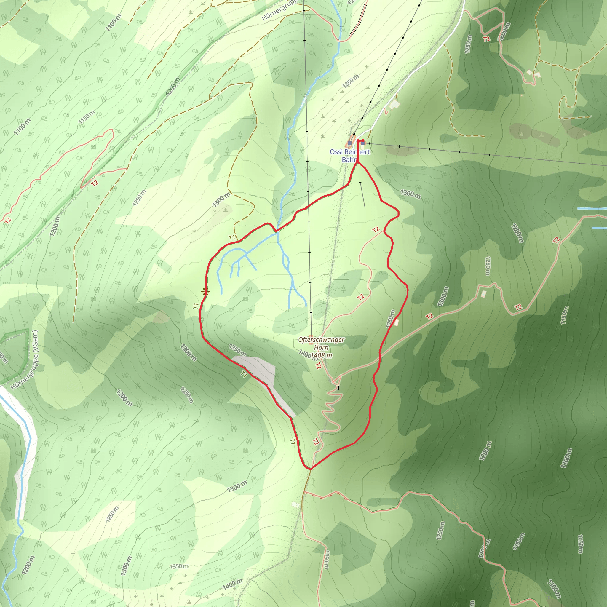 Ofterschwanger Horn Circle mobile static map