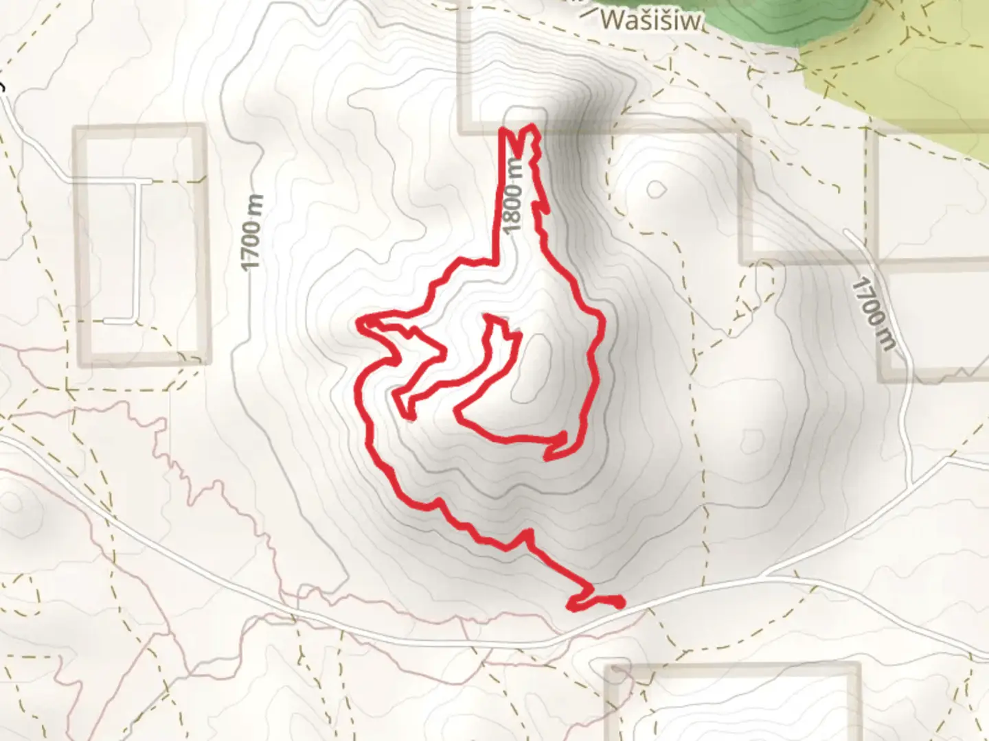 An image depicting the trail Pinyon Loop Trail and its surrounding area.