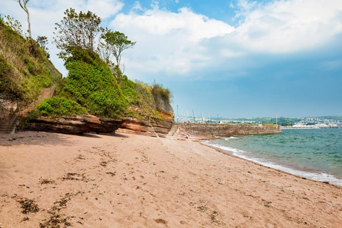 An image depicting the trail Riviera Line - Paignton Station - Harbour and Roundham Head and its surrounding area.