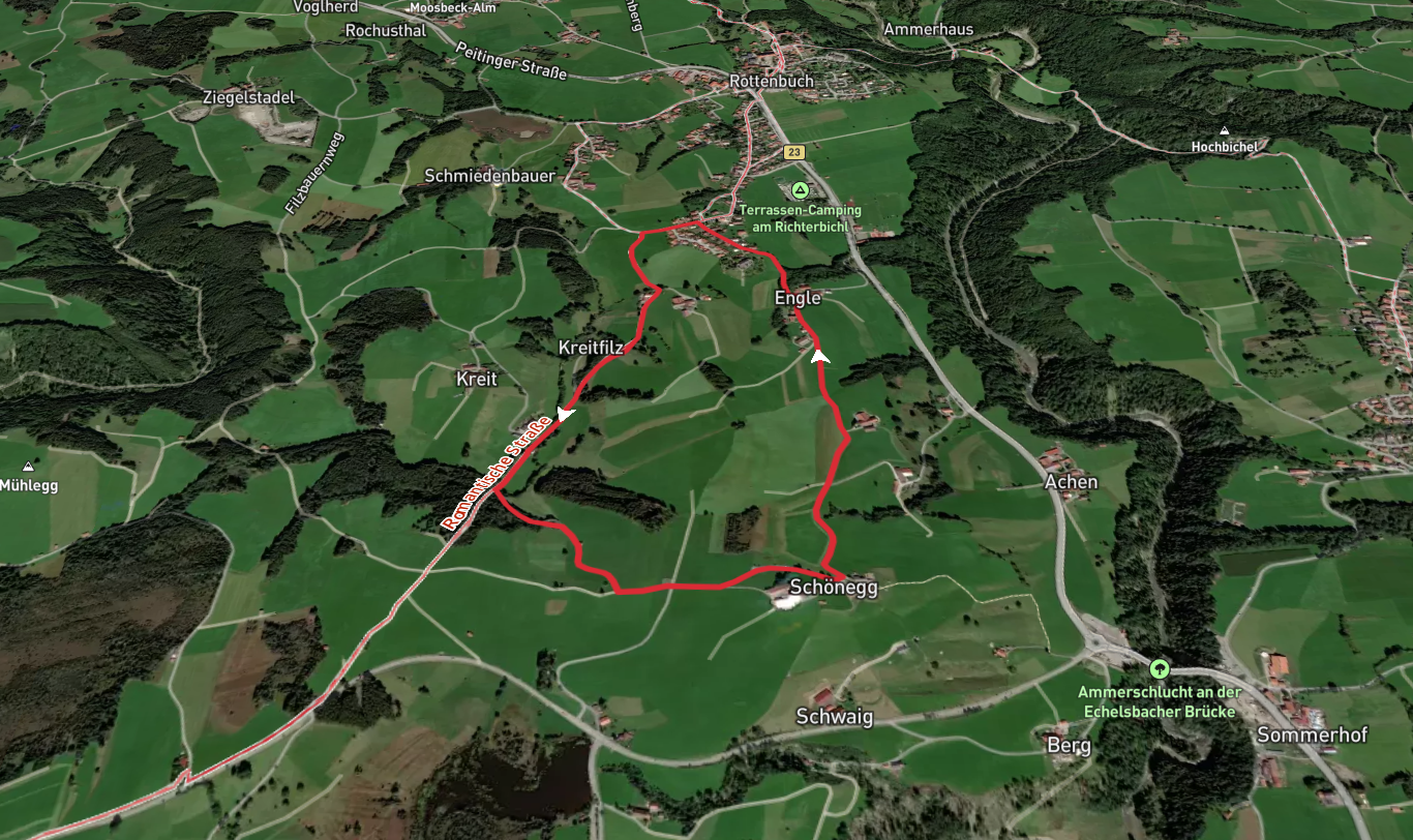 Schonegg, Engle and Kreitfilz Loop via Wildsteiger Weg